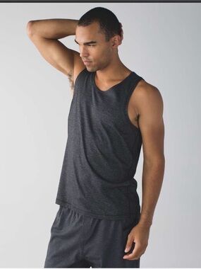 Lululemon Men’s Open Up Tank Top in Heather Gray